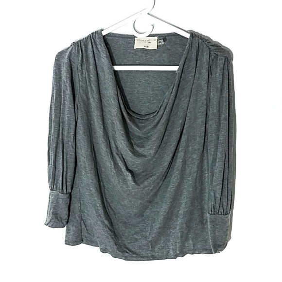 Alice + Olivia Shirt Air Collection Gray XS - Picture 1 of 8